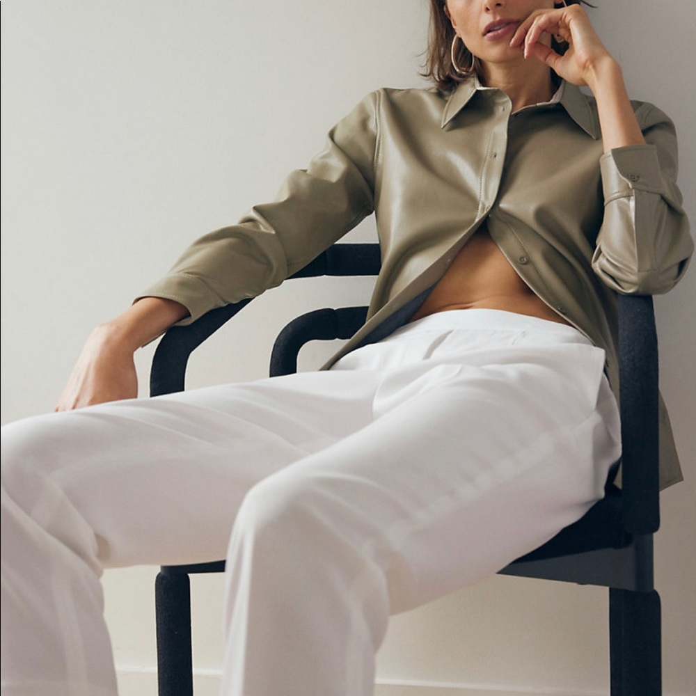 Aritzia Babaton Conan Pant Size 00, white - new and freshly dry cleaned!!!